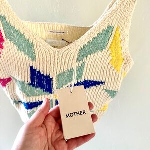 Mother Cropped Varsity Tank - New with Tags - Medium